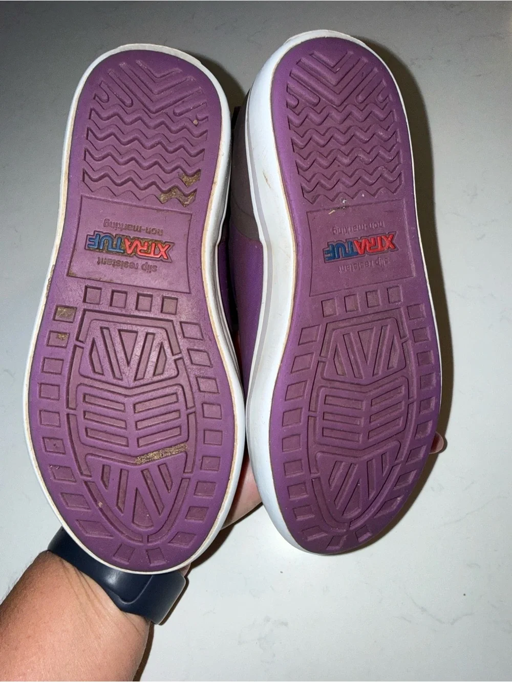 Xtratuf Kids Purple Slip-On Rain Boots size 13